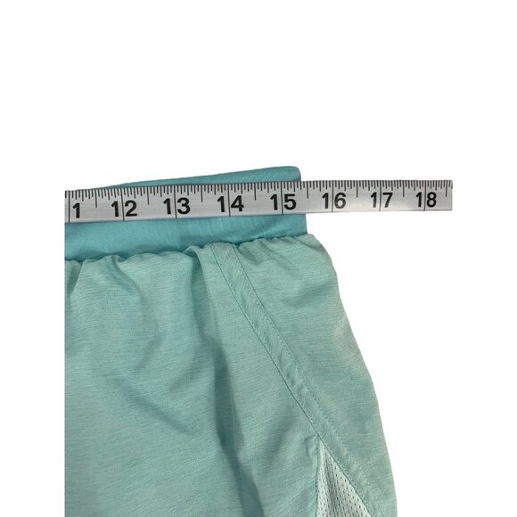 Under Armour Women's Aqua Blue Running Shorts - Picture 4 of 6